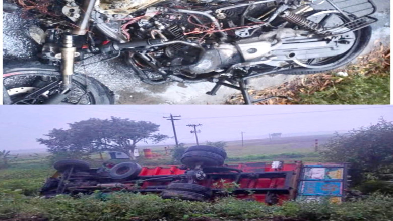 মোহনপুরে সংঘর্ষের পর বাইকে আগুন, নিহত ১...