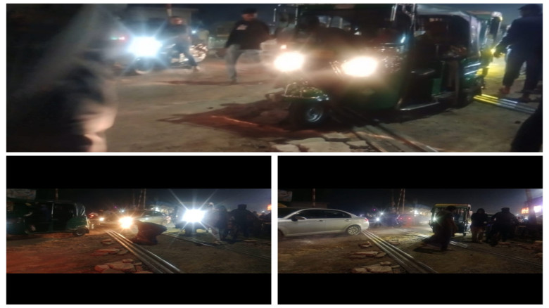 খুলনা ফুলবাড়ি গেইট সংলগ্নের রেল লাইনের দু পাশের রা...