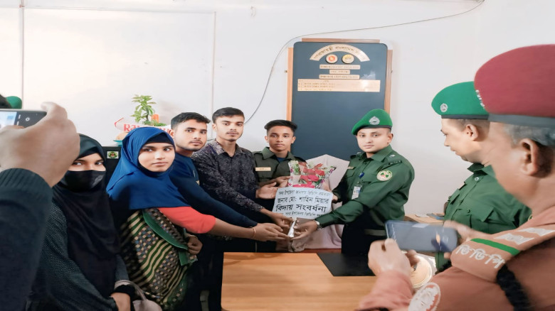 গাইবান্ধা সরদ  আনসার-ভিডিপি কর্মকর্তা বিদায়ী ও নবা...