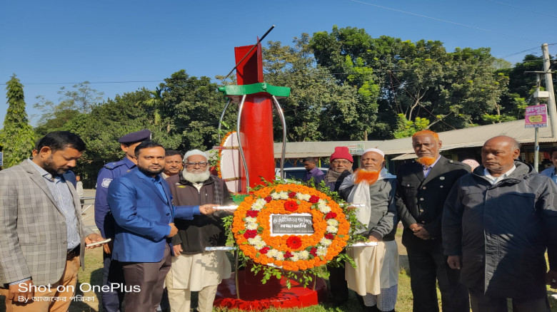 খানসামায় যথাযোগ্য মর্যাদায় শহীদ বুদ্ধিজীবী দিবস পা...