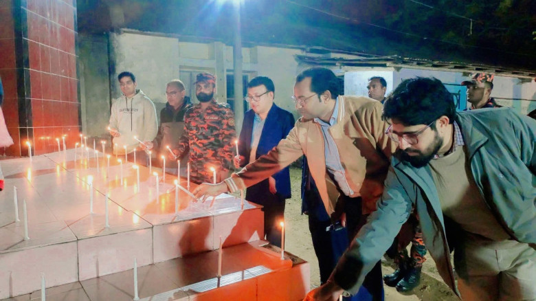 পত্নীতলায় শহীদ বুদ্ধিজীবী দিবস পালিত...