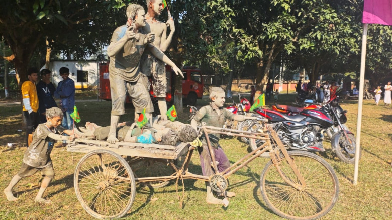 কাঁদামাখা শরীরে মুক্তিযুদ্ধের গল্প: বিজয় দিবসে মু...