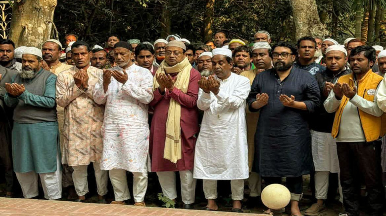 "সাবেক মন্ত্রী"সরদার আমজাদ হোসেনের ১১তম মৃত্যু বার...