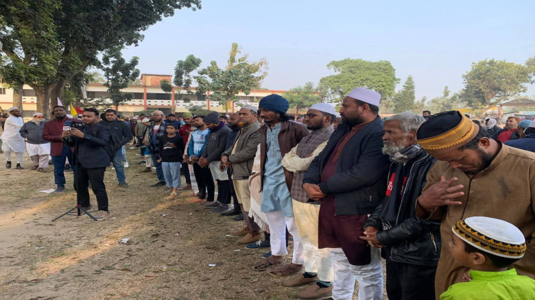 শরীফ ওসমান হাদির মৃত্যুতে রাণীশংকৈলে গায়েবানা জানা...