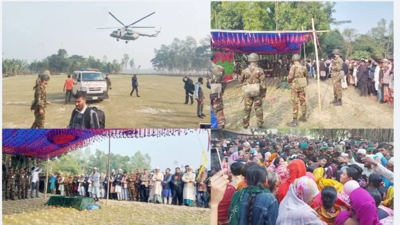 বাবার পাশেই চিরনিদ্রায় শায়িত হলেন সবুজ রাষ্টীয় ম...