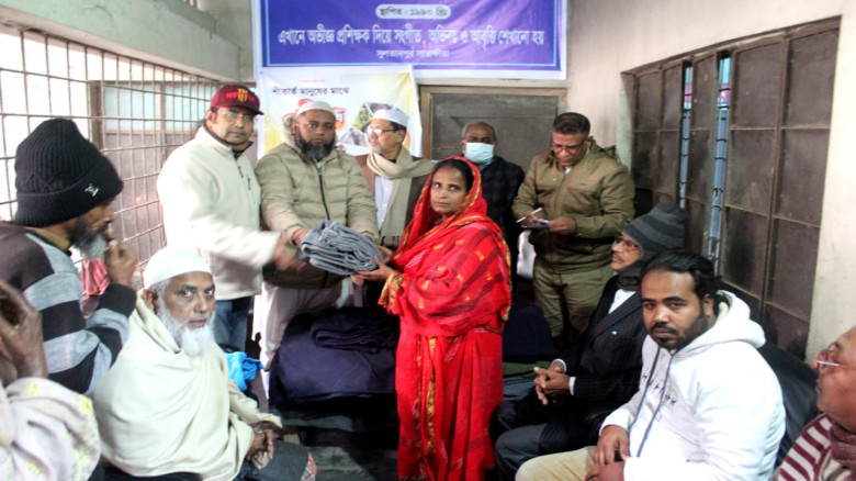 সুলতানপুর সাংস্কৃতিক ও  নাট্যগোষ্ঠীর উদ্যোগে শীতার...