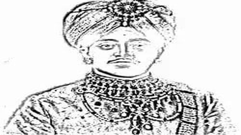 রাজা গণেশের তন্নীদিঘি পুকুরের  শালকাঠের  খুটি খুড়ত...