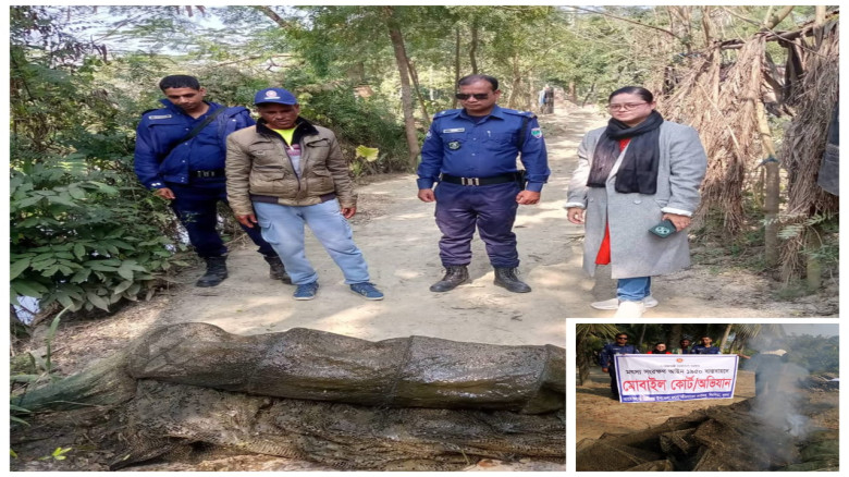 দিঘলিয়া উপজেলার মৎস্য দপ্তরের বিশেষ অভিযান: লক্ষাধ...