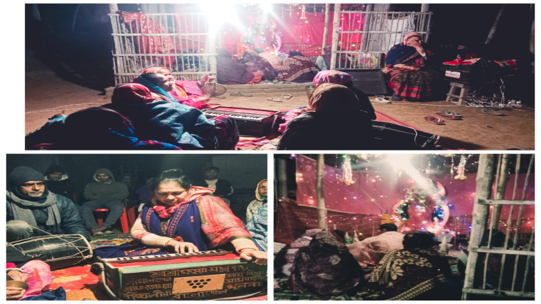 আবালগাতী গাজীরহাটে ডোমরা কালি মন্দিরে ৪৫ বছরের ঐতি...