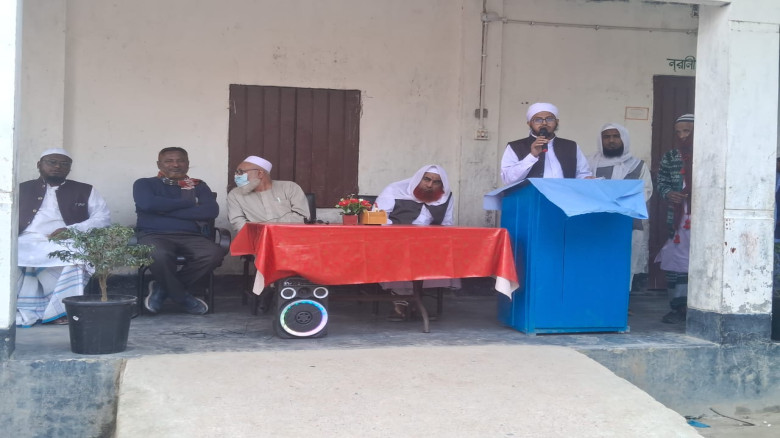 দারুল উলুম রহমান নগর নূরানী হাফিজিয়া মাদ্রাসায় কৃ...