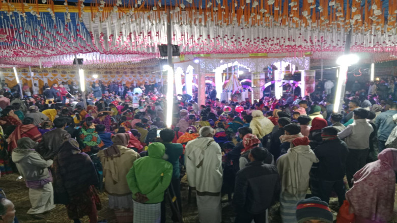 গাইবান্ধা  দারিয়াপুর ছয়আনীতে  ৪০ তম প্রহরব্যাপী মহ...