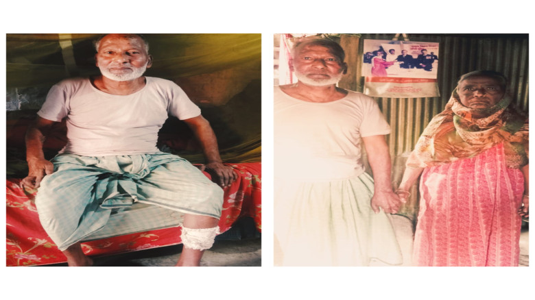 চাঁদপুর সদর রেল লাইনে  দুর্ঘটনায় আহত মুক্তিযোদ্ধা ...