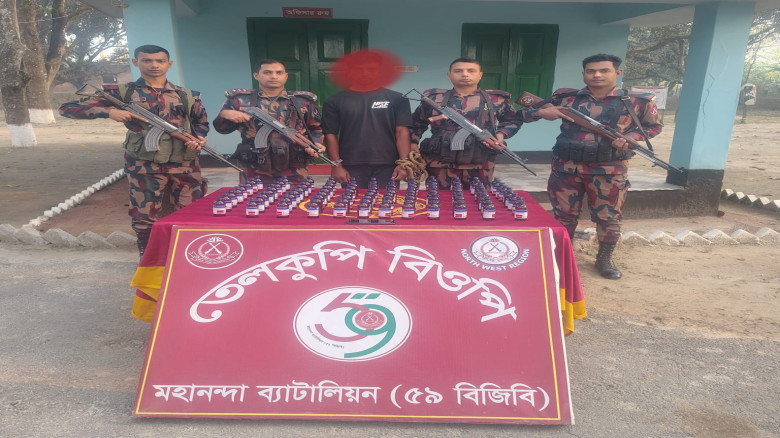 সীমান্তে ৫৯ বিজিবি’র অভিযানে  বিপুল পরিমাণ নেশাজাত...