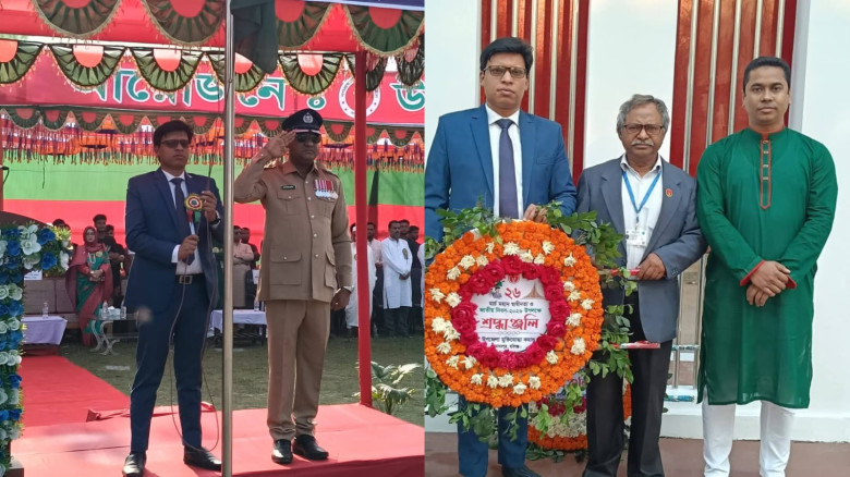 মাধবপুরে মহান স্বাধীনতা ও জাতীয় দিবস পালিত...