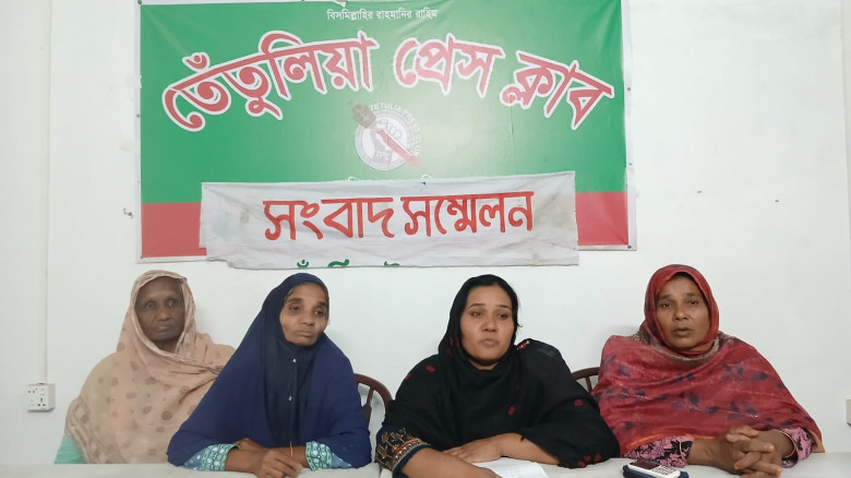 তেঁতুলিয়ায় অসহায় পরিবারের নারীদের উপর নির্যাতনের অ...