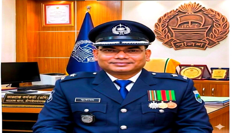 চাঁপাইনবাবগঞ্জের নাচোল থানার নতুন ওসি সুকোমল চন্দ্...