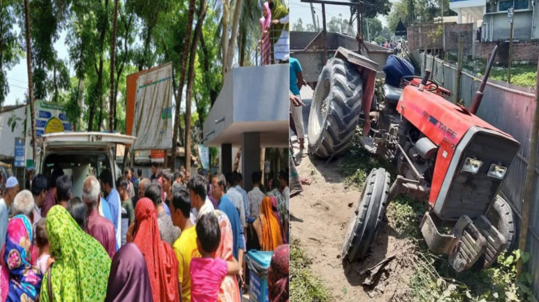 ট্রাক্টরের ধাক্কায় প্রাণ গেল অটোরিকশা চালকের, আহত ...