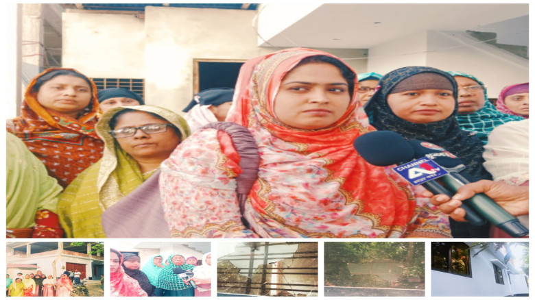 দিঘলিয়ায় সাবেক ইউপি সদস্যের নবনির্মিত বাড়িতে দুর্ব...